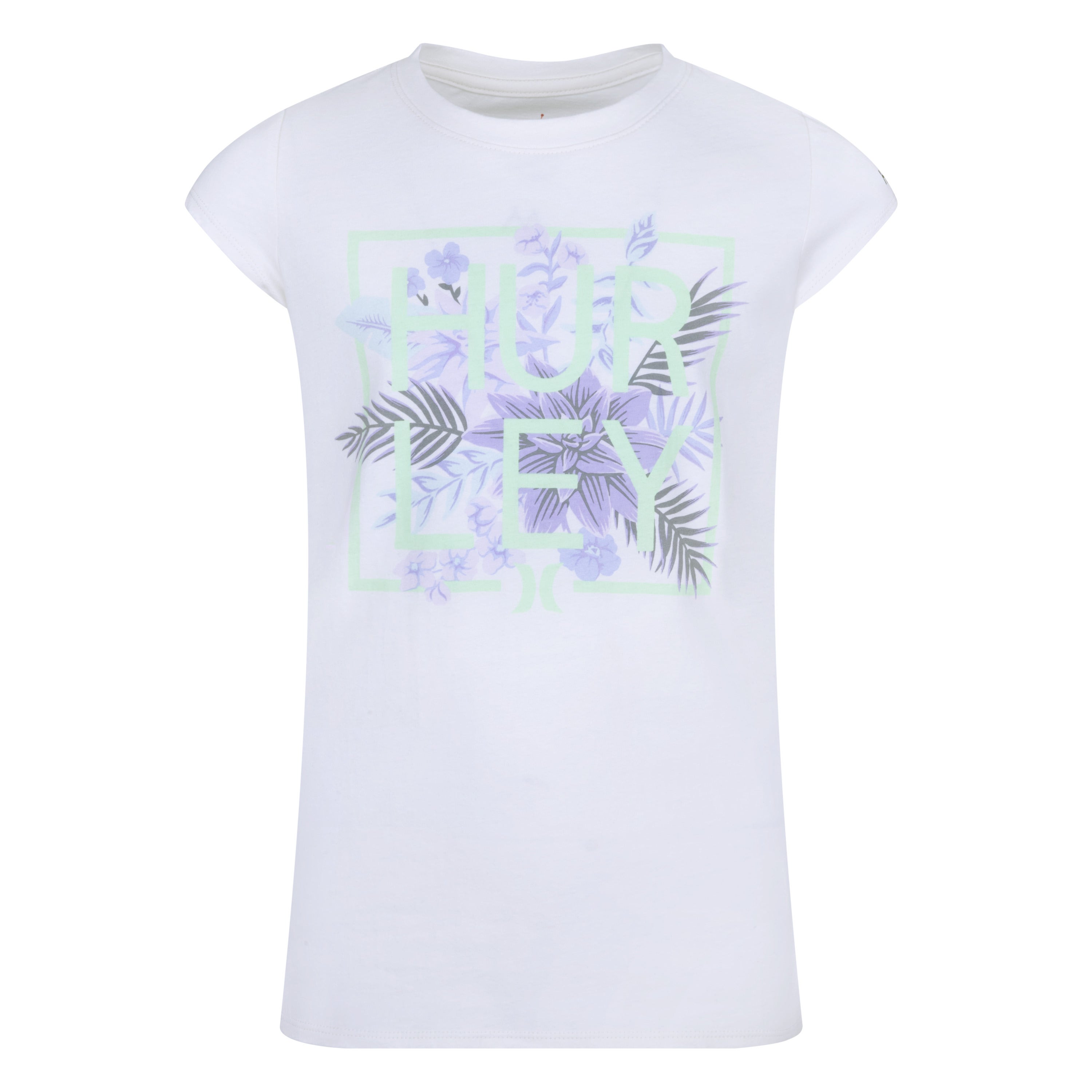 Camiseta Hurley Floral Stack Tee De Niña